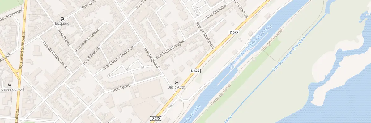 Plan du 55 Av du Général de Gaulle à Saint-Quentin