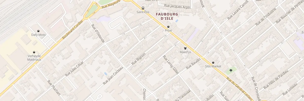 Plan du 17 Rue Bignon à Saint-Quentin