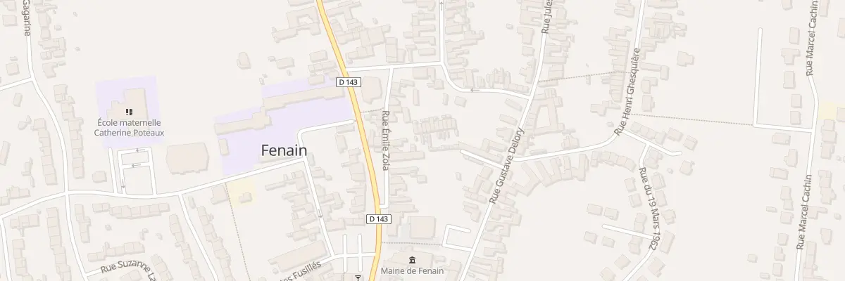 Plan du 10A Rue Emile Zola à Fenain