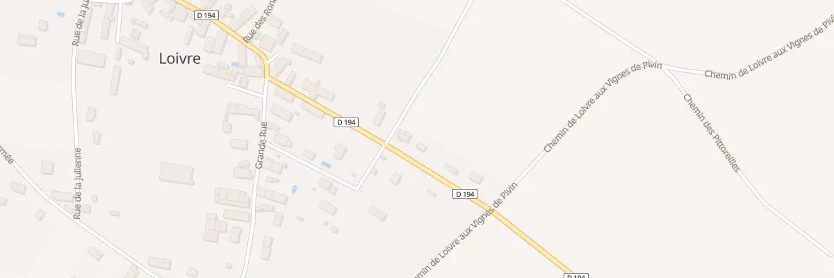 Plan de Concises de Loivre à La Celle-Saint-Cyr