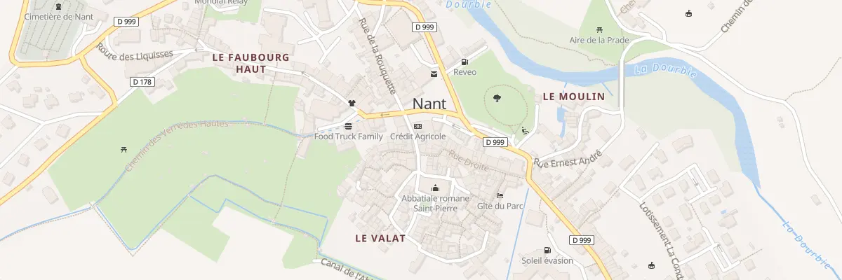 Plan du 9 Rue de l’Eglise à Nant