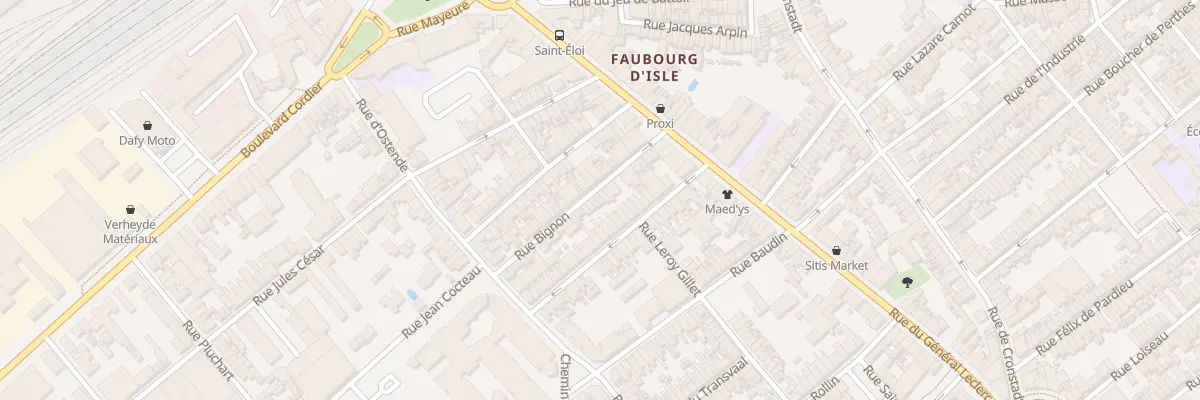 Plan du 15 Rue Bignon à Saint-Quentin