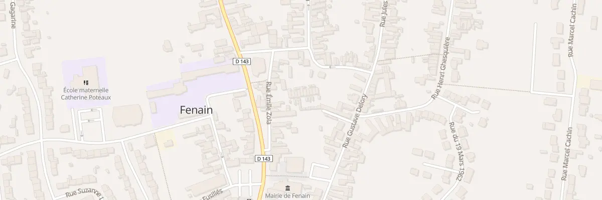 Plan du 10C Rue Emile Zola à Fenain