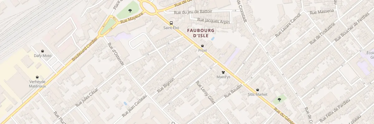 Plan du 8 Rue Bignon à Saint-Quentin