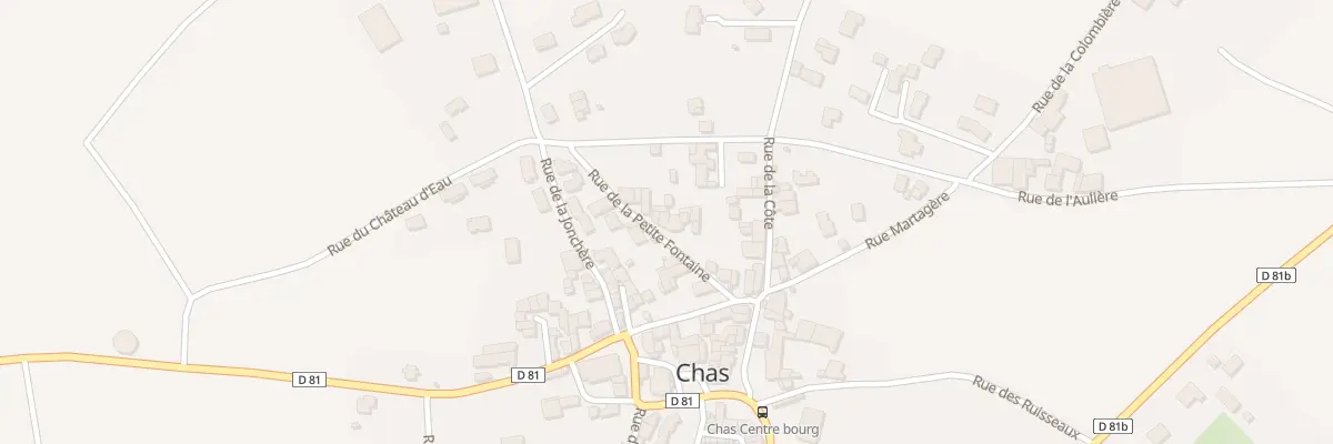 Plan du 16 Rue de la Petite Fontaine à Chas
