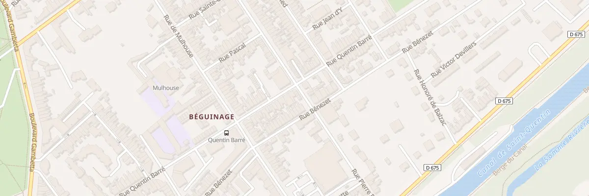 Plan du 82 Rue Quentin Barré à Saint-Quentin