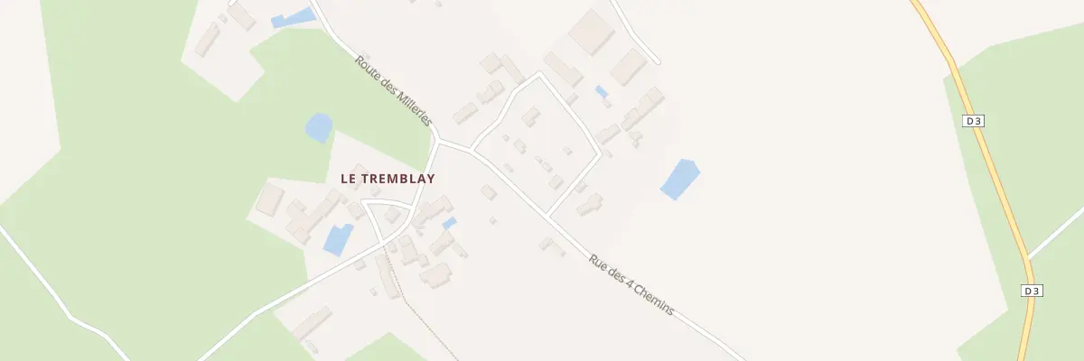 Plan du 1 Les Gendres à Fontenoy
