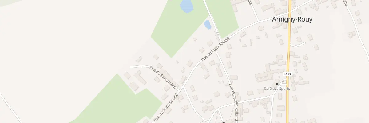 Plan du 7 Rue du Puits Souille à Amigny-Rouy