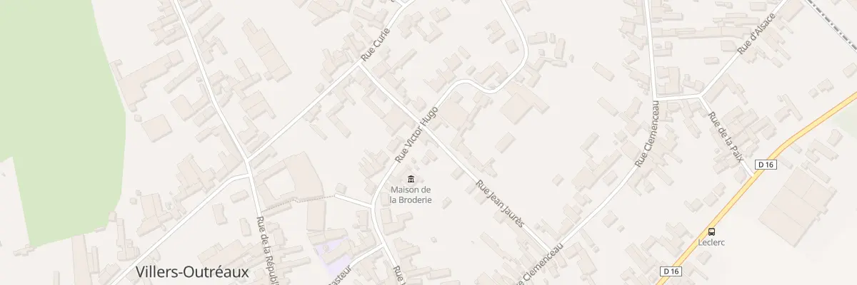 Plan du 24 Rue Victor Hugo à Villers-Outréaux