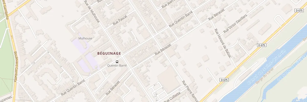 Plan du 151 Rue Bénézet à Saint-Quentin