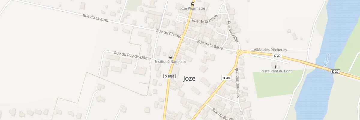 Plan du 9 Rte de Clermont/Les Bordes à Joze