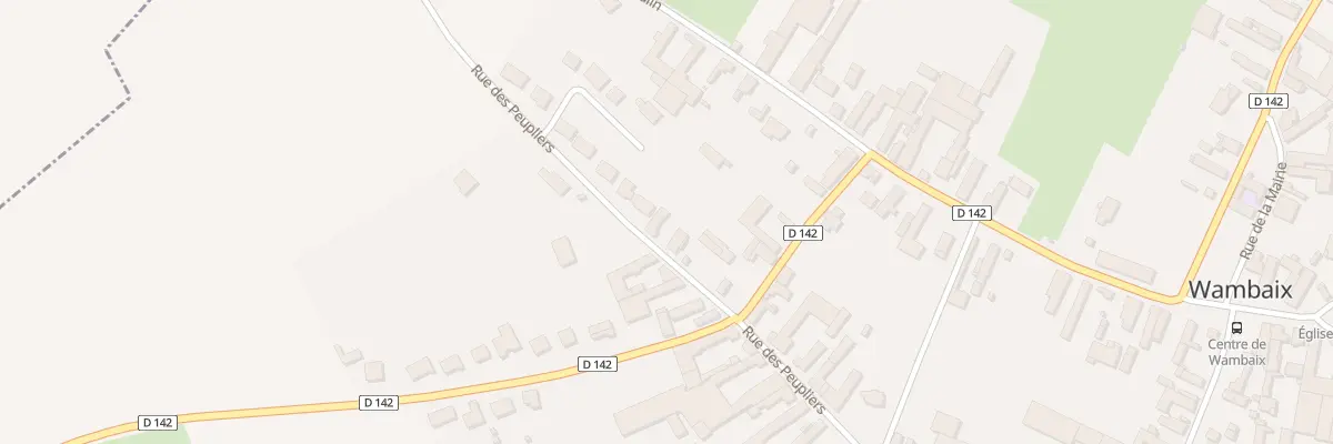 Plan du 26 Rue des Peupliers à Wambaix