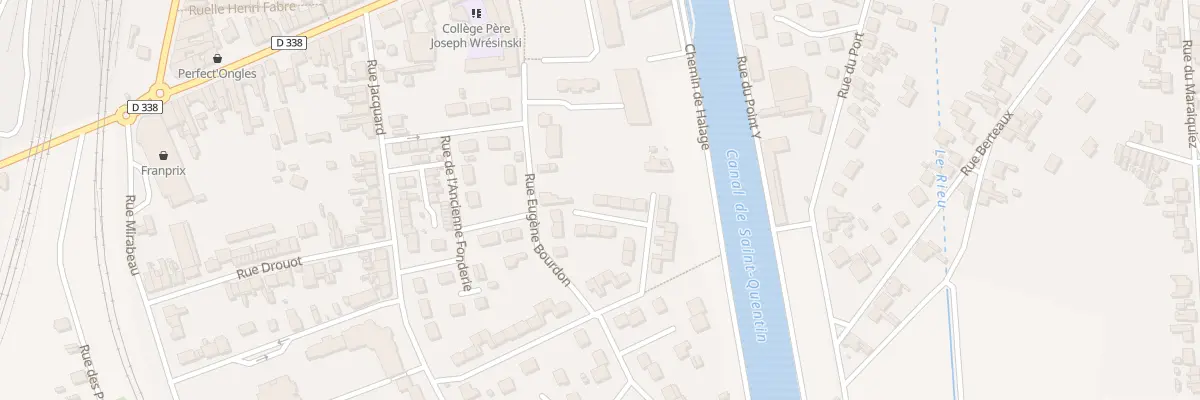 Plan du 24 Rue Gabriel Locqueneux à Tergnier