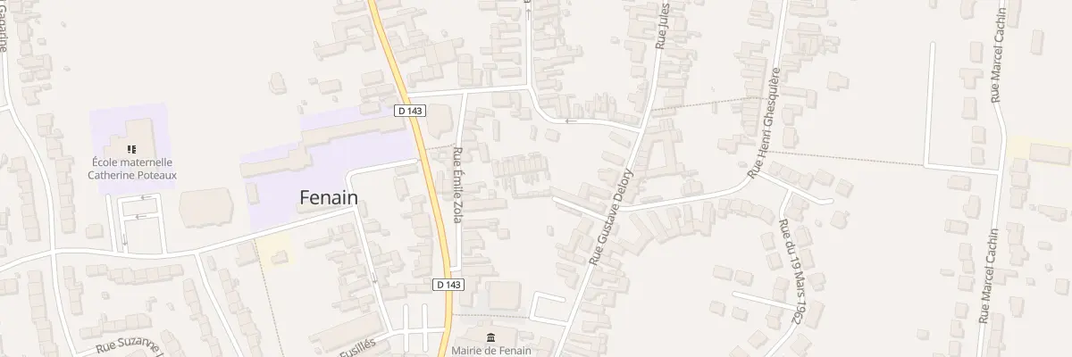 Plan du 10G Rue Emile Zola à Fenain