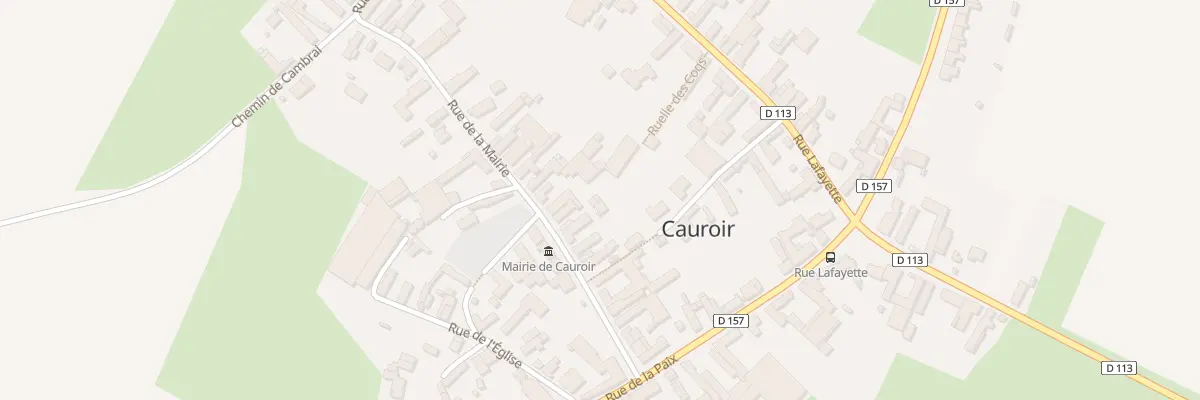 Plan du 14 Rue de la Mairie à Cauroir