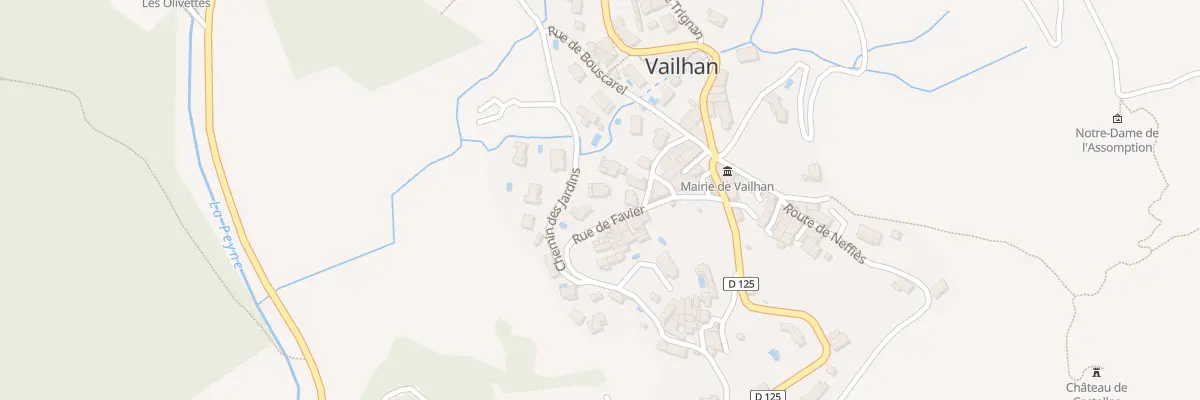 Plan du 10 Rue de Favier à Vailhan