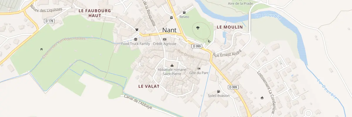 Plan du 2 Rue St Pierre à Nant