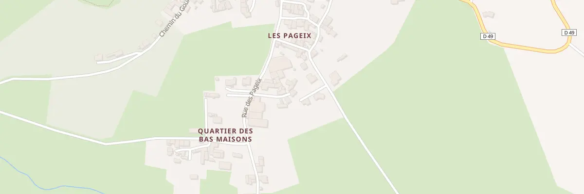 Plan du 9004 Imp des Sees (Les Pageix) à Saint-Babel