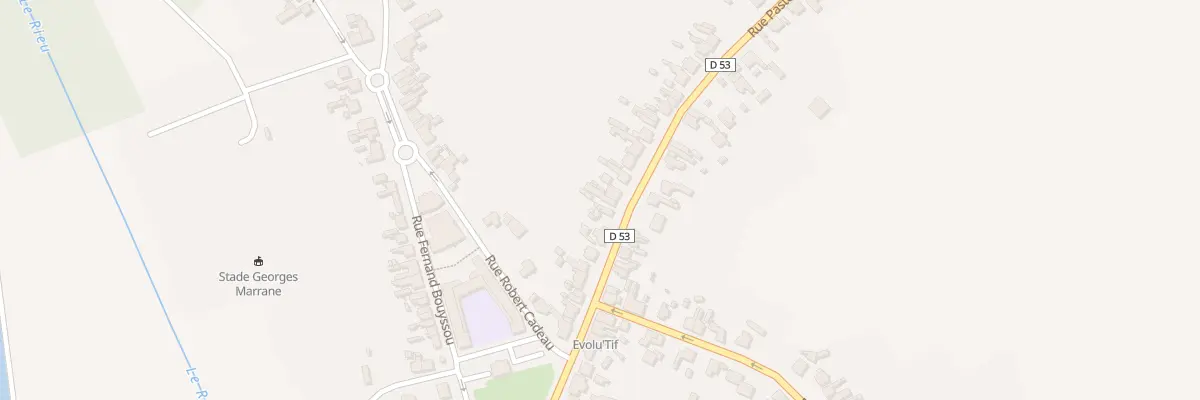 Plan du 53 Rue Pasteur à Tergnier