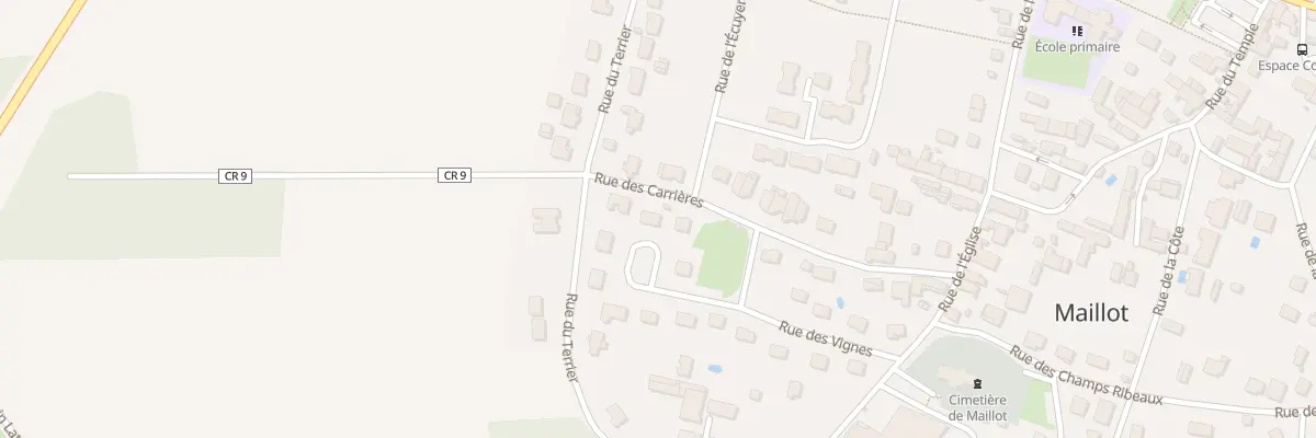 Plan du 23 Rue des Vignes à Maillot