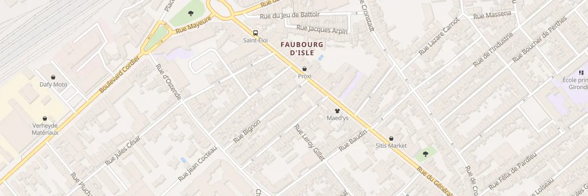 Plan du 7 Rue Bignon à Saint-Quentin