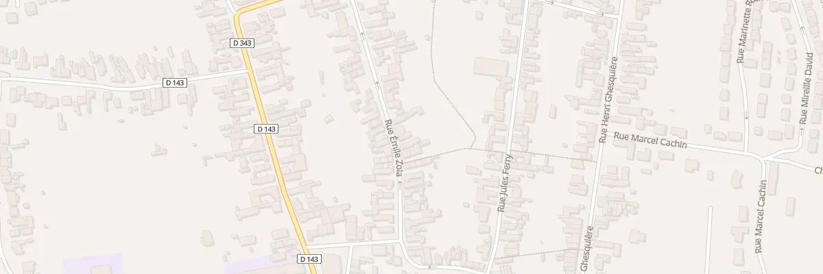 Plan du 52 Rue Emile Zola à Fenain