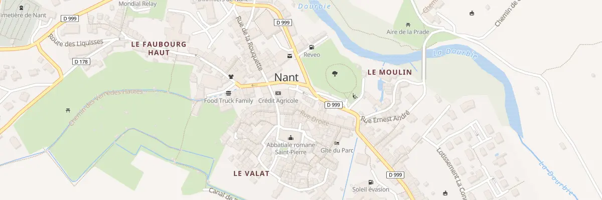 Plan du 19 Pl du Claux à Nant