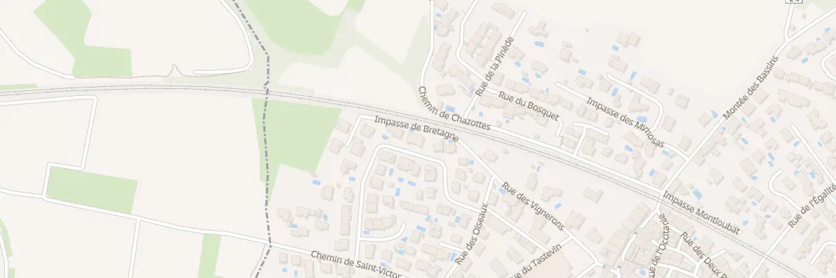 Plan du 14 Rue Saint Victor à Cers