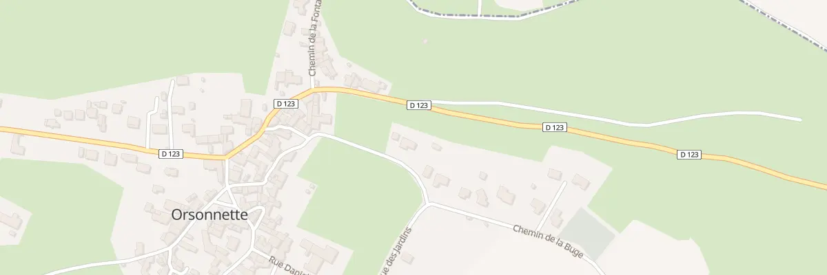 Plan du 5001 Rue Pechaud à Nonette-Orsonnette