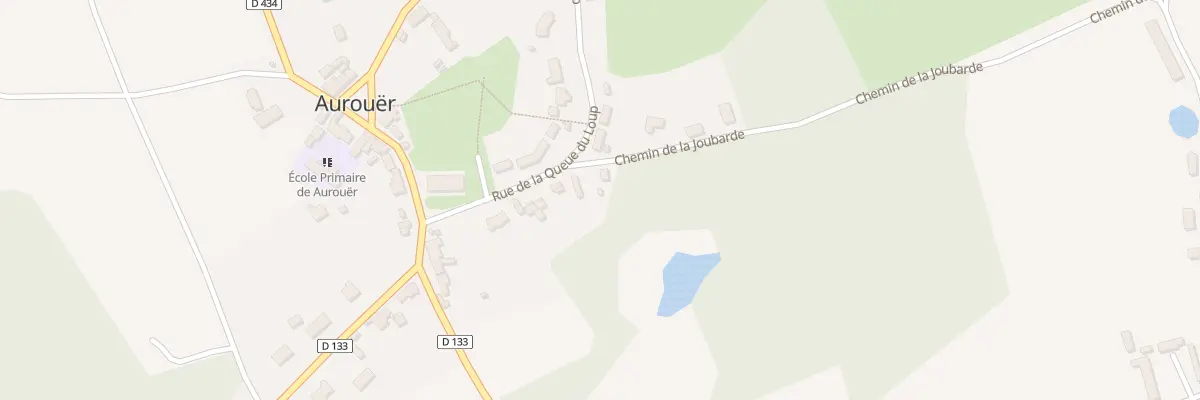 Plan du 2 Che de la Joubarte à Aurouër