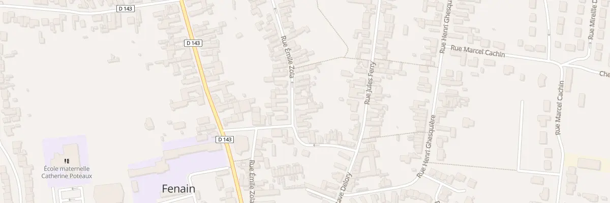Plan du 36A Rue Emile Zola à Fenain