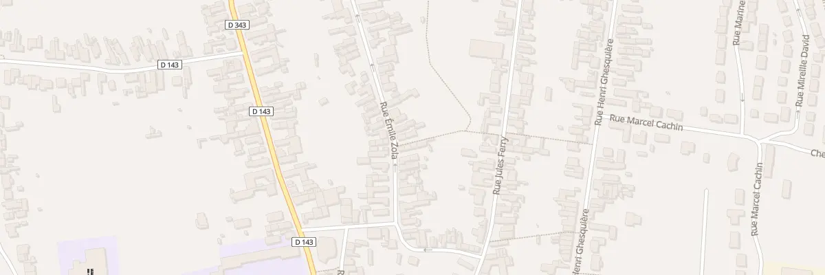 Plan du 48 Rue Emile Zola à Fenain