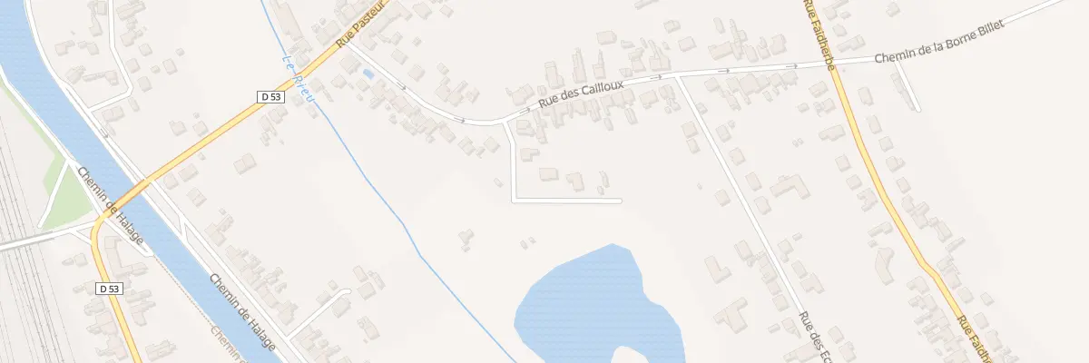 Plan du 45 Rue des Cailloux à Tergnier