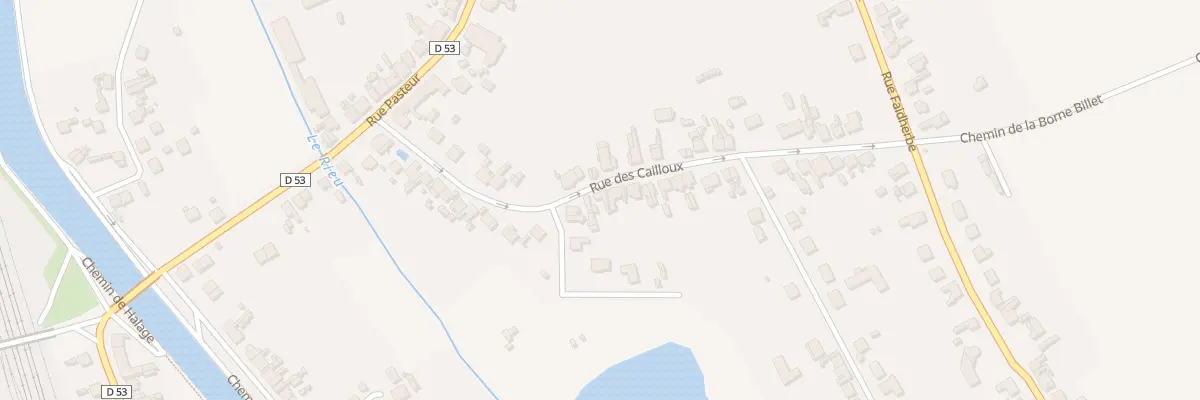 Plan du 37 Rue des Cailloux à Tergnier
