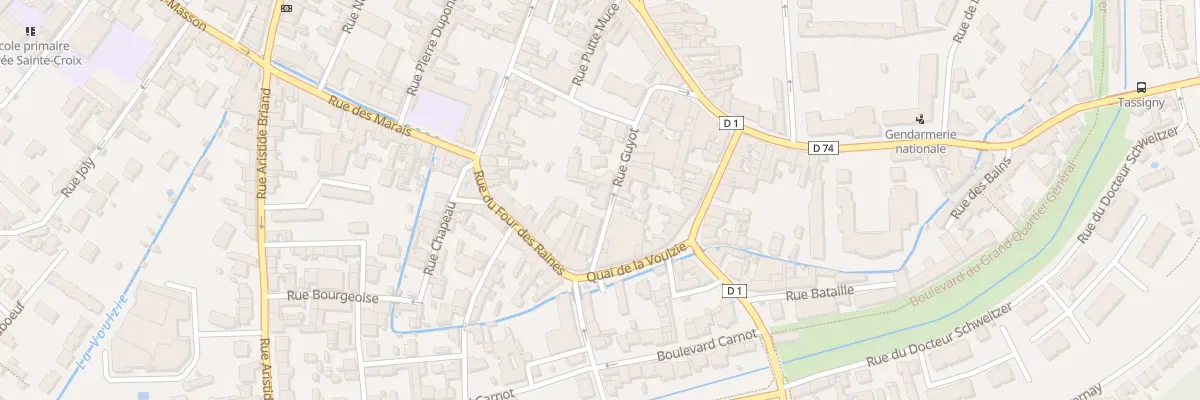 Plan du 14 Rue Guyot de Provins à Provins