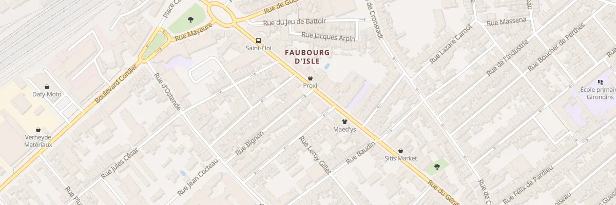 Plan du 1 Rue Bignon à Saint-Quentin