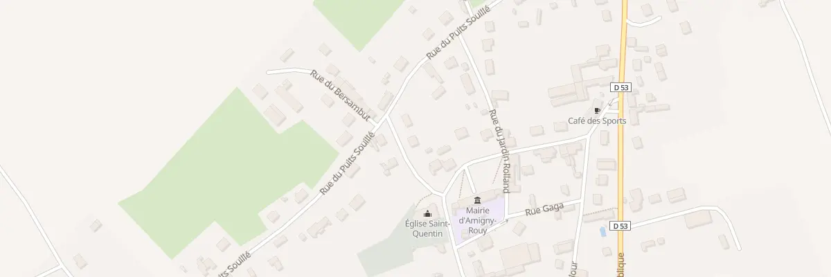 Plan du 2 Rue Moreau Moraux à Amigny-Rouy