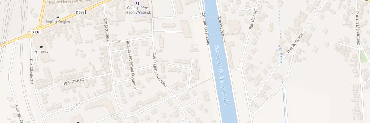 Plan du 20 Rue Gabriel Locqueneux à Tergnier