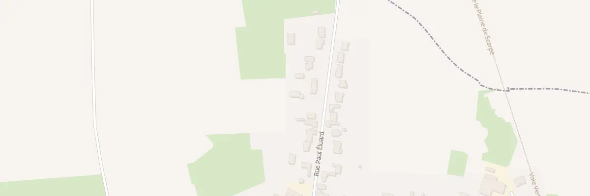 Plan du 17A Rue Paul Eluard à Fenain
