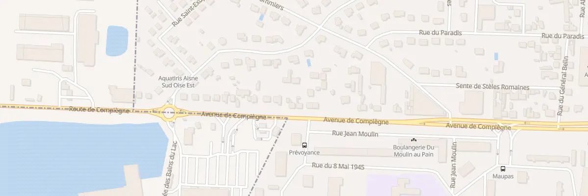 Plan du 122 Av de Compiègne à Soissons