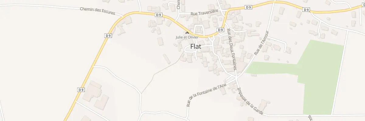 Plan du 6 Pl des Druides à Aulhat-Flat