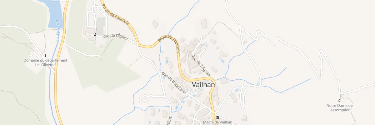 Plan du 15 Rue de Trignan à Vailhan