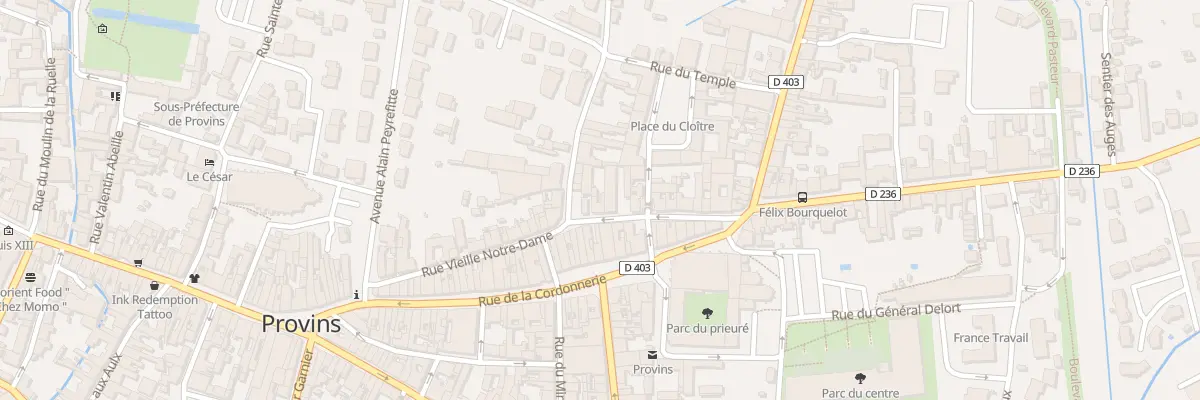 Plan du 39 Rue Vieille Notre Dame à Provins