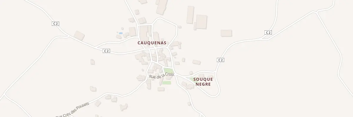 Plan du 5257 Cauquenas à La Malène
