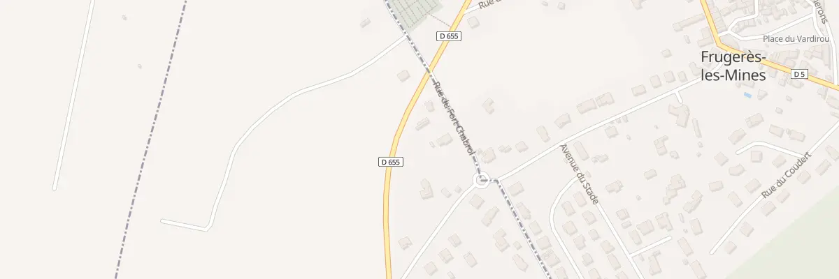 Plan du 5 Rue du Fort Chabrol à Vergongheon