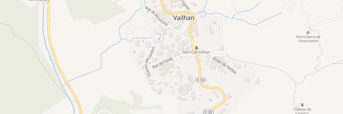 Plan du 8 Rue du Cabanon à Vailhan