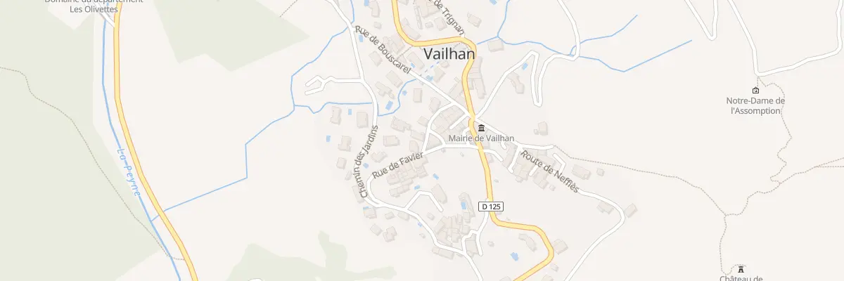 Plan du 6 Rue du Cabanon à Vailhan