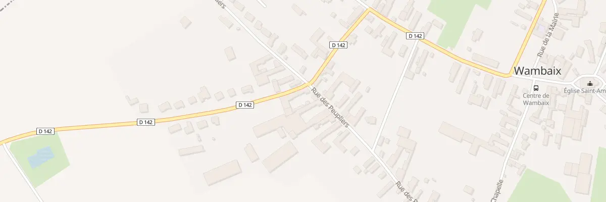 Plan du 17 Rue des Peupliers à Wambaix