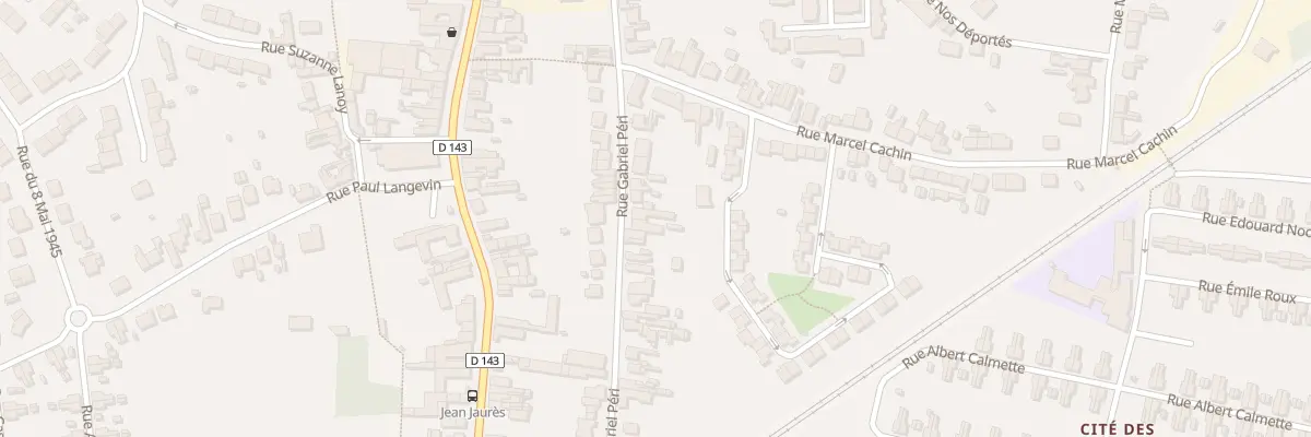 Plan du 29 Rue Gabriel Péri à Fenain