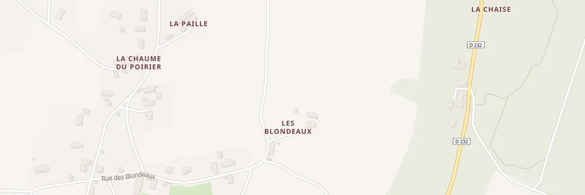 Plan du 5172 Les Blondeaux à Monétay-sur-Allier